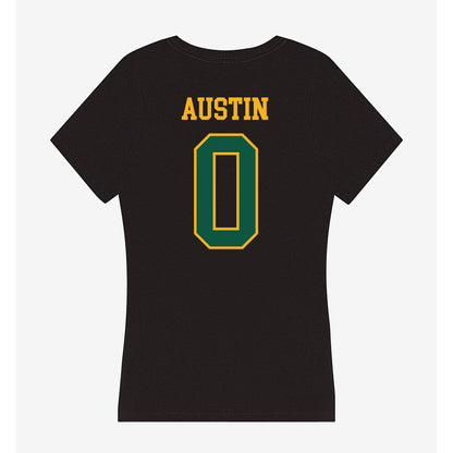 William & Mary - NCAA Football : Kai Austin - Women's V-Neck T-Shirt-1