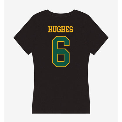 William & Mary - NCAA Football : Tyler Hughes - Women's V-Neck T-Shirt-1