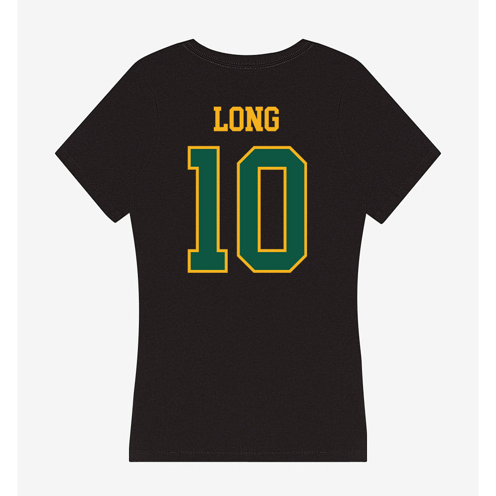 William & Mary - NCAA Women's Basketball : Marley Long - Women's V-Neck T-Shirt-1