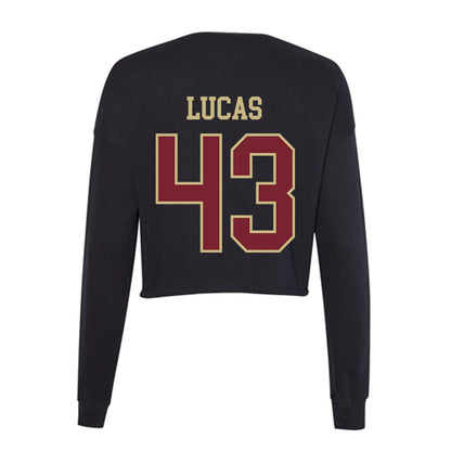 Charleston - NCAA Baseball : Asher Lucas - Women's Cropped Crew Fleece-1
