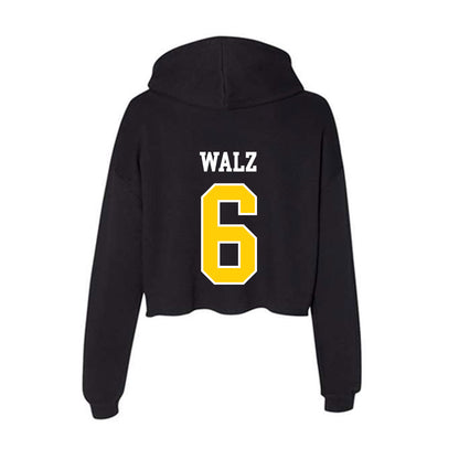 Centre College - NCAA Women's Soccer : Annie Walz - Women's Crop Fleece Hoodie-1