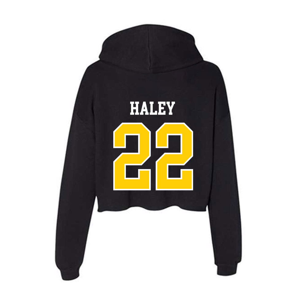Centre College - NCAA Women's Lacrosse : Mary Haley - Women's Crop Fleece Hoodie-1