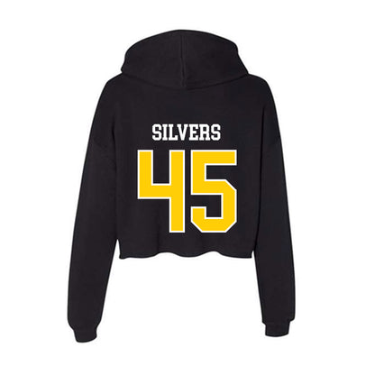 Centre College - NCAA Football : Caleb Silvers - Women's Crop Fleece Hoodie-1