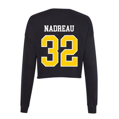 Centre College - NCAA Baseball : Perry Nadreau - Women's Cropped Crew Fleece-1