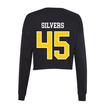 Centre College - NCAA Football : Caleb Silvers - Women's Cropped Crew Fleece-1