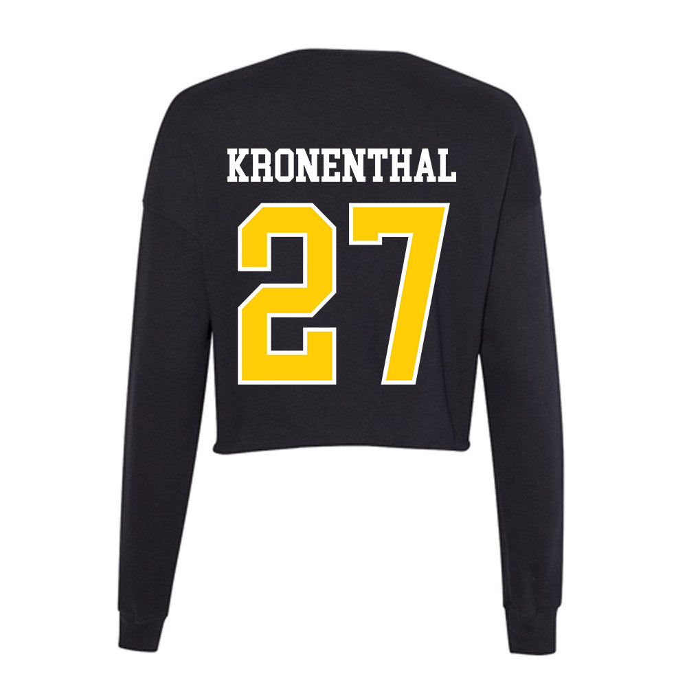 Centre College - NCAA Women's Soccer : Alexis Kronenthal - Women's Cropped Crew Fleece-1