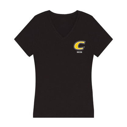 Centre College - NCAA Men's Soccer : Curtis Blanche - Women's V-Neck T-Shirt-0