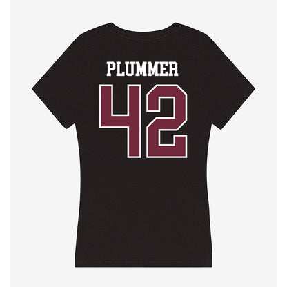 FDU - NCAA Baseball : Garryn Plummer - Women's V-Neck T-Shirt-1