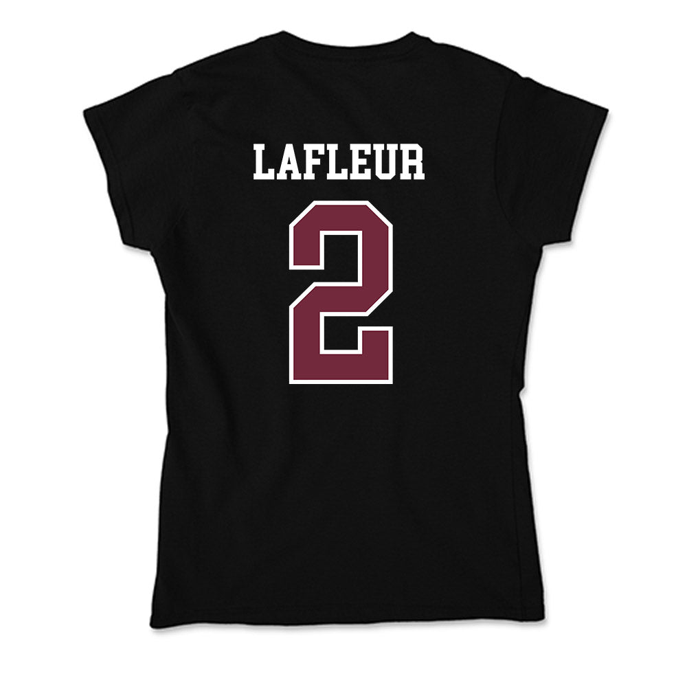 FDU - NCAA Women's Basketball : Akeelah Lafleur - Soft Style Women’s T-Shirt-1