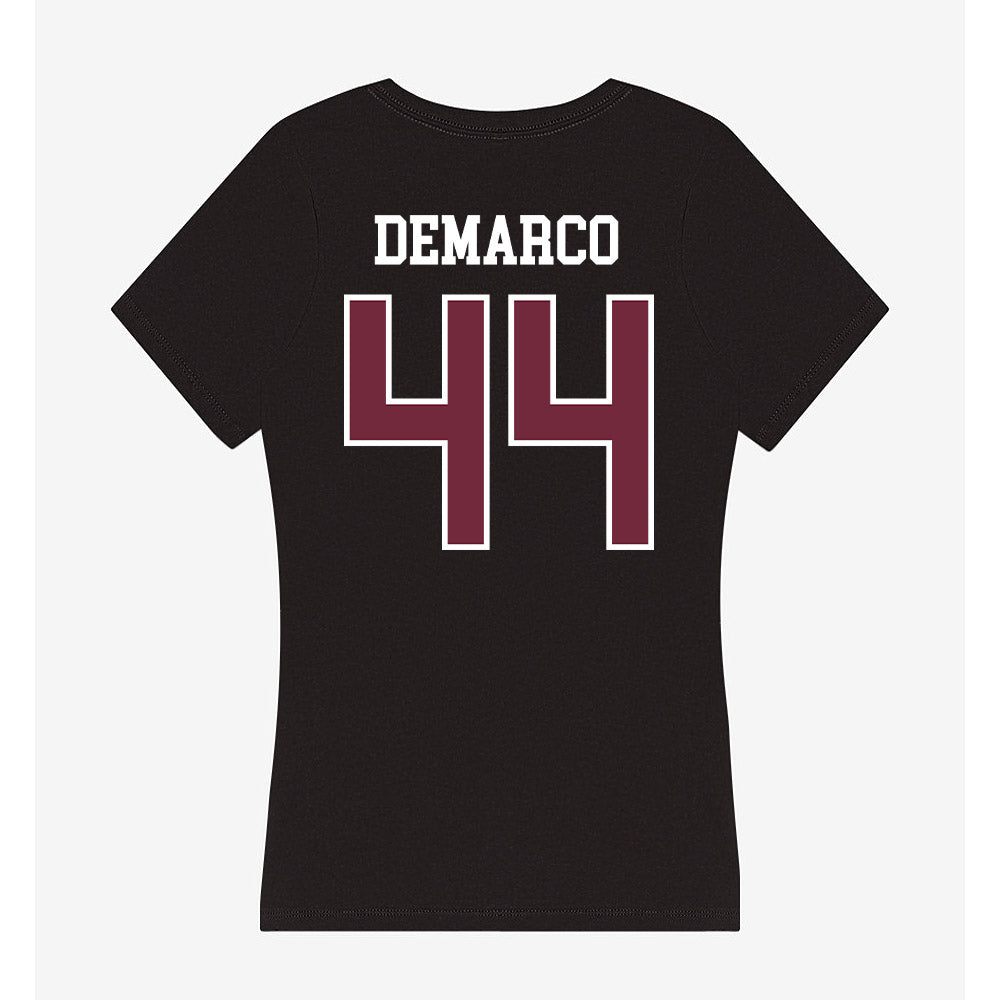 FDU - NCAA Baseball : Jason DeMarco - Women's V-Neck T-Shirt-1
