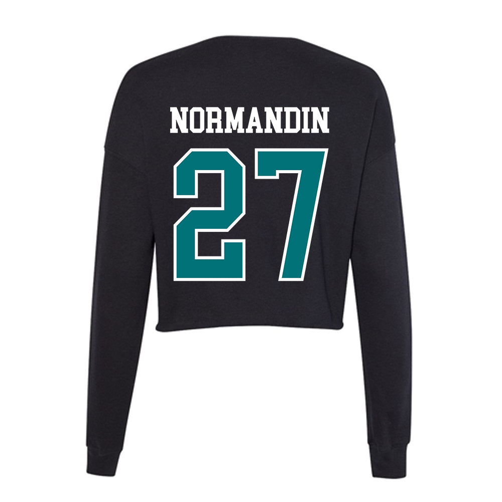Coastal Carolina - NCAA Softball : Brielle Normandin - Women's Cropped Crew Fleece-1