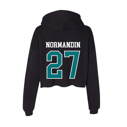 Coastal Carolina - NCAA Softball : Brielle Normandin - Women's Crop Fleece Hoodie-1