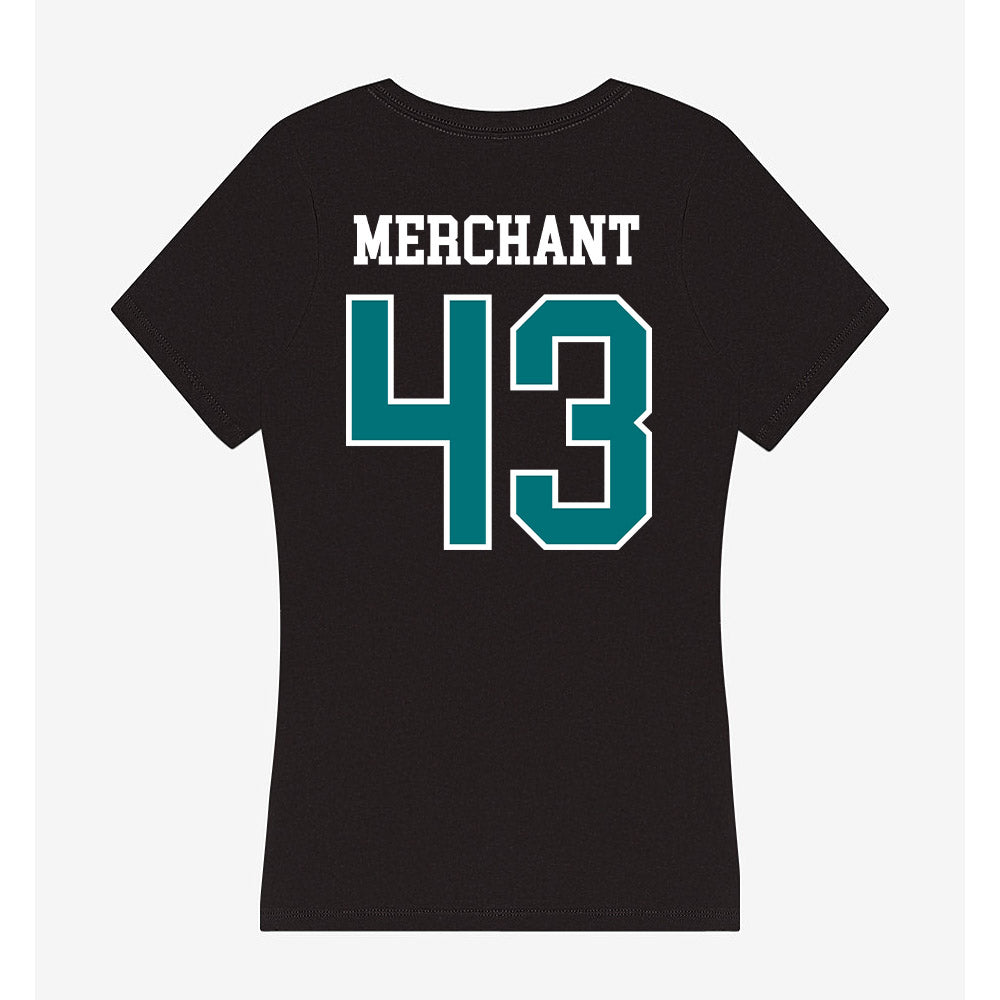 Coastal Carolina - NCAA Football : Nate Merchant - Women's V-Neck T-Shirt-1