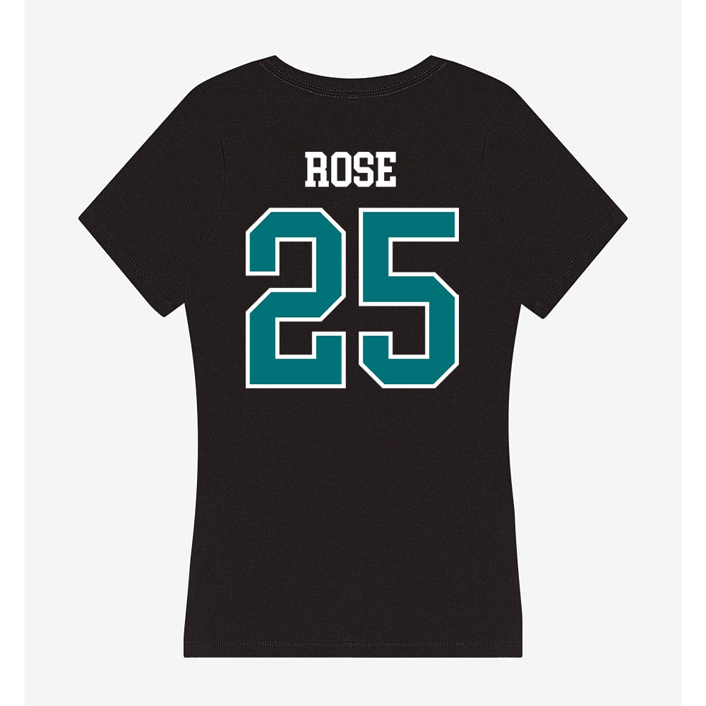 Coastal Carolina - NCAA Football : Brandon Rose - Women's V-Neck T-Shirt-1