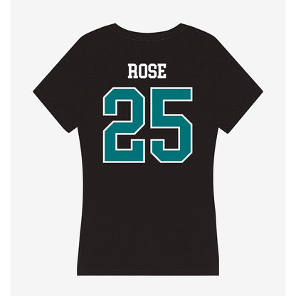 Coastal Carolina - NCAA Football : Brandon Rose - Women's V-Neck T-Shirt-1
