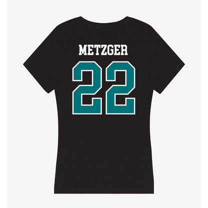 Coastal Carolina - NCAA Softball : McKennah Metzger - Women's V-Neck T-Shirt-1