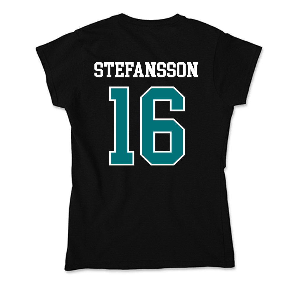 Coastal Carolina - NCAA Men's Soccer : Gudjon Stefansson - Soft Style Women’s T-Shirt-1