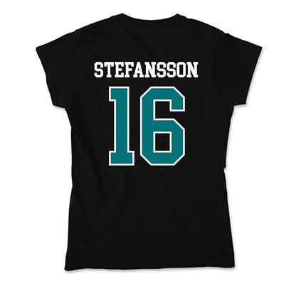 Coastal Carolina - NCAA Men's Soccer : Gudjon Stefansson - Soft Style Women’s T-Shirt-1