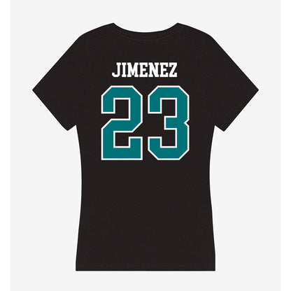 Coastal Carolina - NCAA Women's Basketball : DYanis Jimenez - Women's V-Neck T-Shirt-1