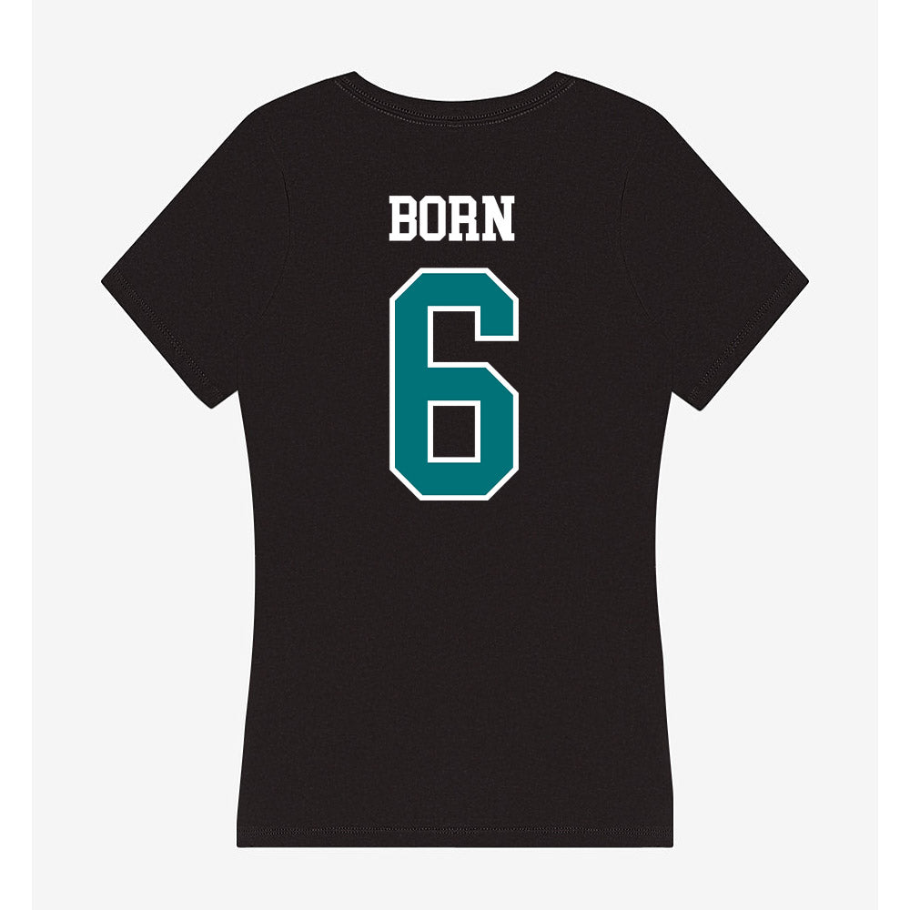 Coastal Carolina - NCAA Baseball : Chad Born - Women's V-Neck T-Shirt-1