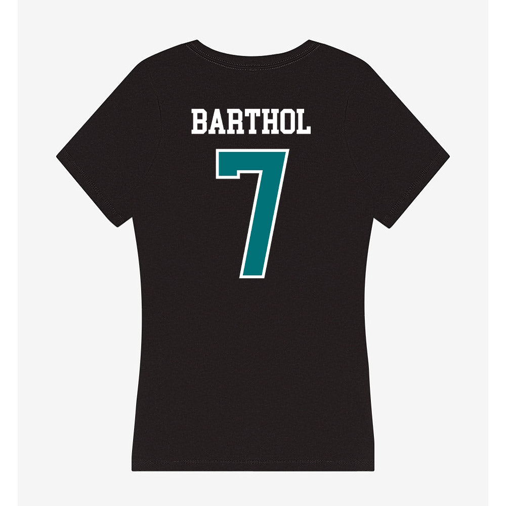 Coastal Carolina - NCAA Baseball : Blake Barthol - Women's V-Neck T-Shirt-1
