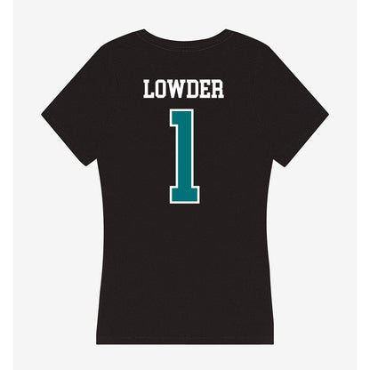 Coastal Carolina - NCAA Women's Basketball : Baylee Lowder - Women's V-Neck T-Shirt-1