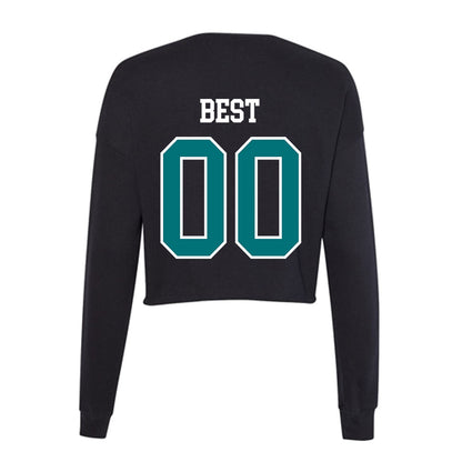 Coastal Carolina - NCAA Women's Soccer : Haley Best - Women's Cropped Crew Fleece-1