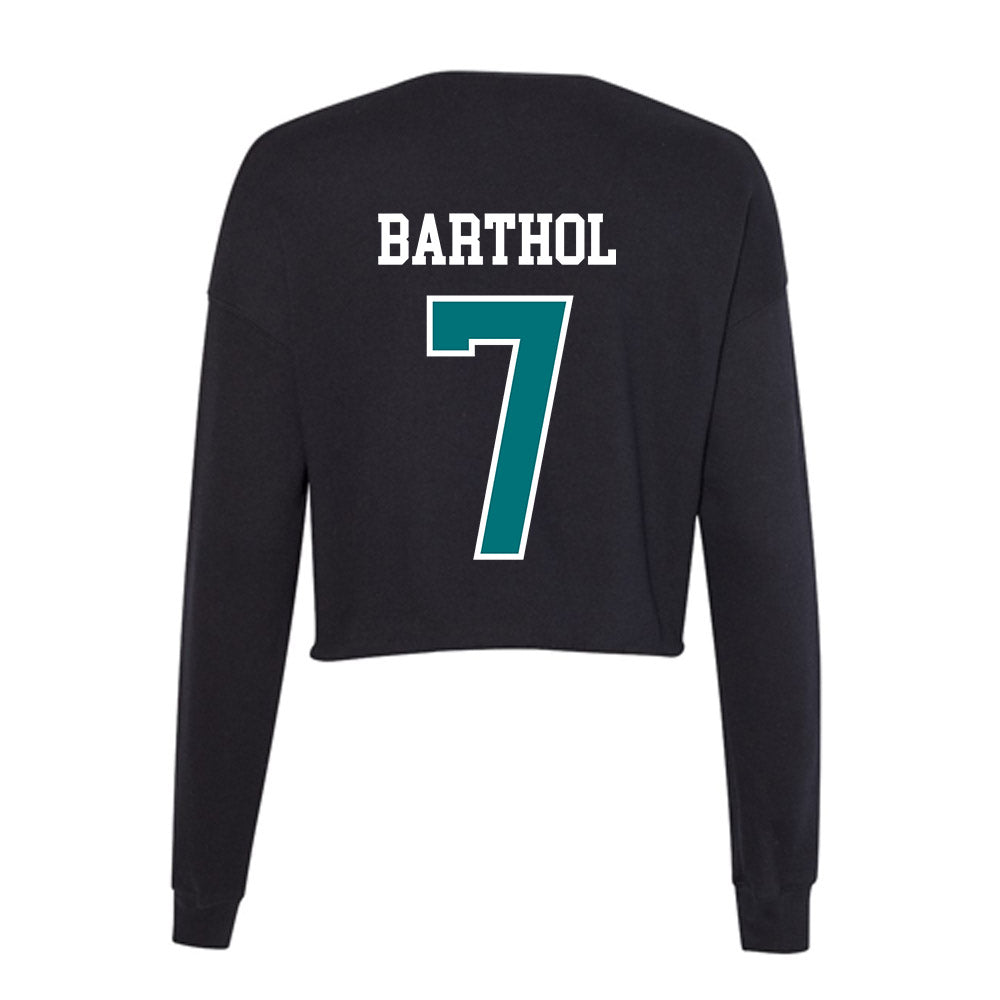 Coastal Carolina - NCAA Baseball : Blake Barthol - Women's Cropped Crew Fleece-1
