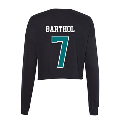 Coastal Carolina - NCAA Baseball : Blake Barthol - Women's Cropped Crew Fleece-1