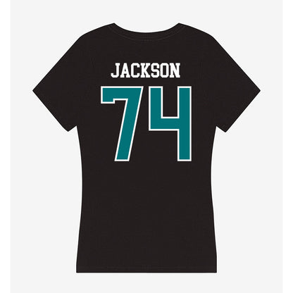 Coastal Carolina - NCAA Football : Desmond Jackson - Women's V-Neck T-Shirt-1