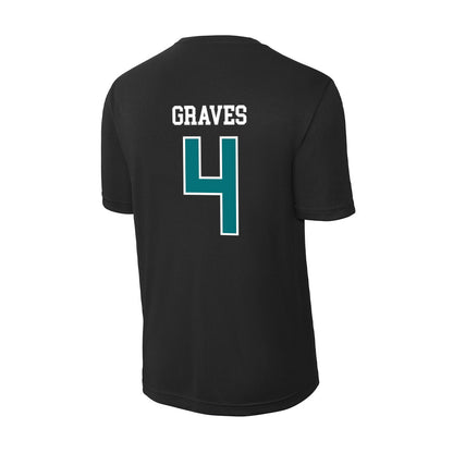 Coastal Carolina - NCAA Football : Bryson Graves - Activewear T-Shirt-1