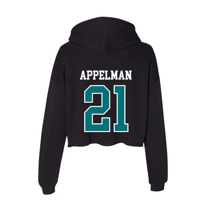 Coastal Carolina - NCAA Baseball : Jaxon Appelman - Women's Crop Fleece Hoodie-1
