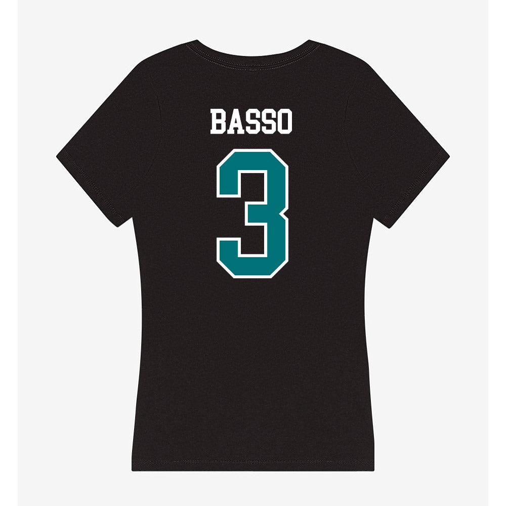 Coastal Carolina - NCAA Softball : Stephanie Basso - Women's V-Neck T-Shirt-1