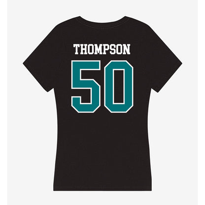 Coastal Carolina - NCAA Football : Nate Thompson - Women's V-Neck T-Shirt-1