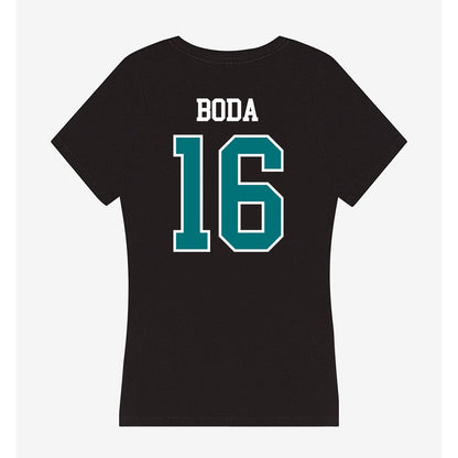 Coastal Carolina - NCAA Football : Blake Boda - Women's V-Neck T-Shirt-1