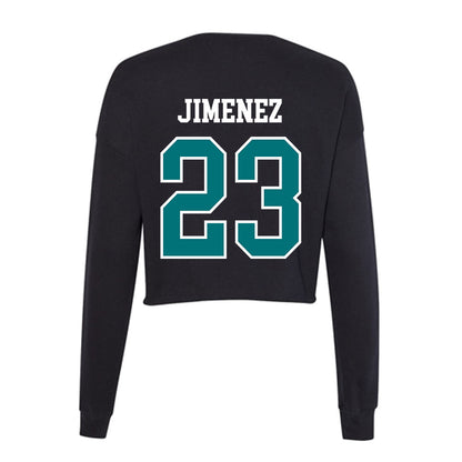 Coastal Carolina - NCAA Women's Basketball : DYanis Jimenez - Women's Cropped Crew Fleece-1