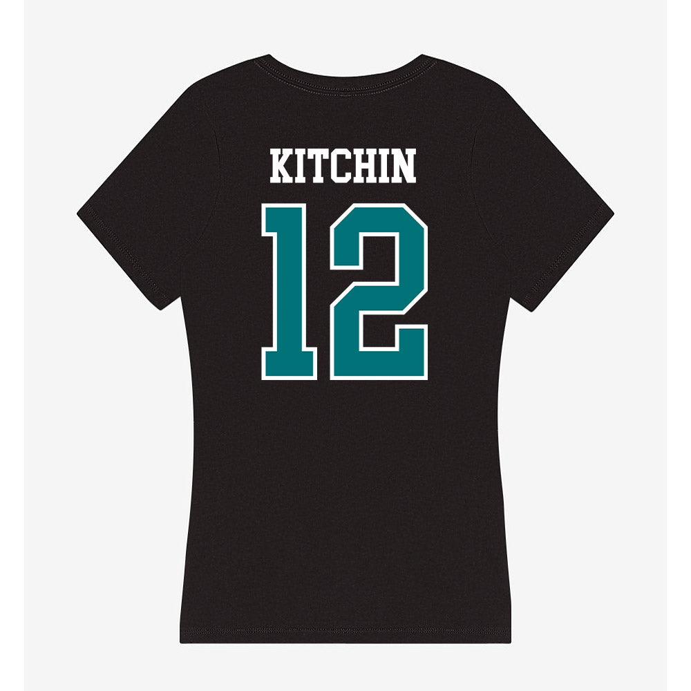 Coastal Carolina - NCAA Women's Lacrosse : Evelyn Kitchin - Women's V-Neck T-Shirt-1