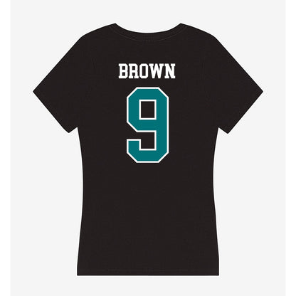 Coastal Carolina - NCAA Football : Emmett Brown - Women's V-Neck T-Shirt-1