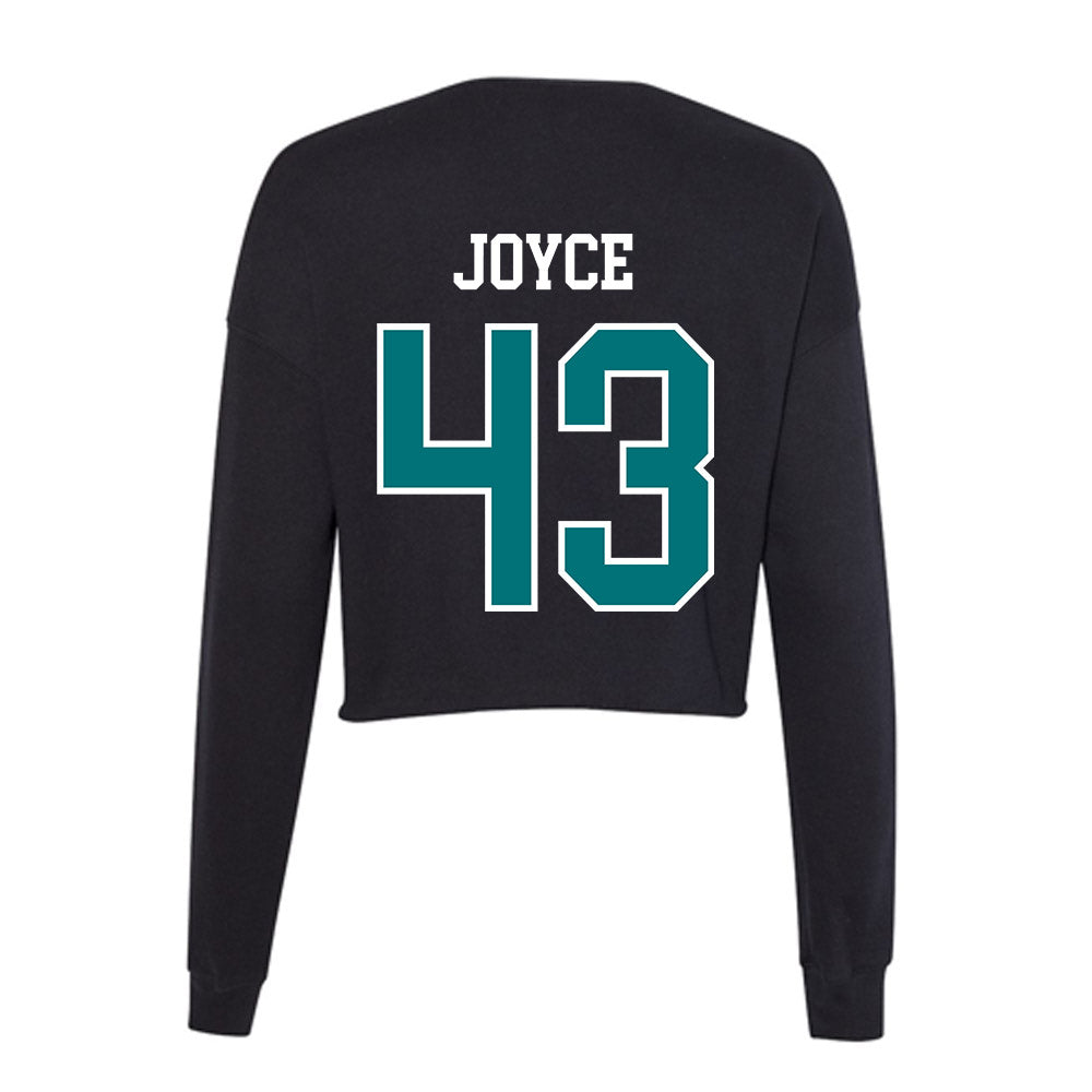 Coastal Carolina - NCAA Baseball : Matt Joyce - Women's Cropped Crew Fleece-1