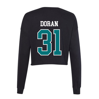 Coastal Carolina - NCAA Baseball : Scott Doran - Women's Cropped Crew Fleece-1