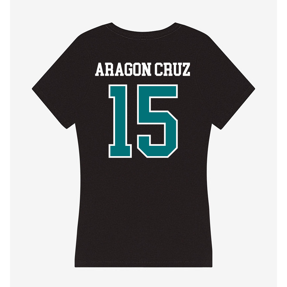 Coastal Carolina - NCAA Football : Elijah Aragon Cruz - Women's V-Neck T-Shirt-1
