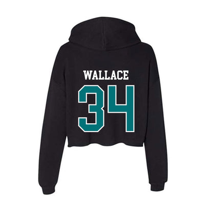 Coastal Carolina - NCAA Women's Lacrosse : Lily Wallace - Women's Crop Fleece Hoodie-1