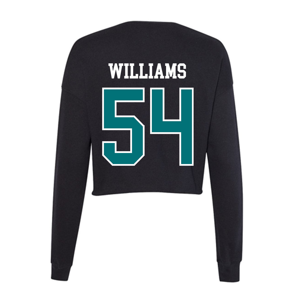 Coastal Carolina - NCAA Football : LaDamion Williams - Women's Cropped Crew Fleece-1