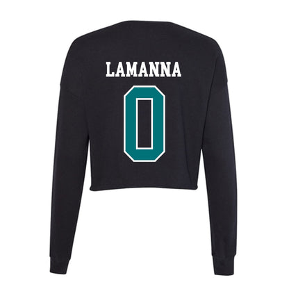 Coastal Carolina - NCAA Women's Soccer : Aris Lamanna - Women's Cropped Crew Fleece-1