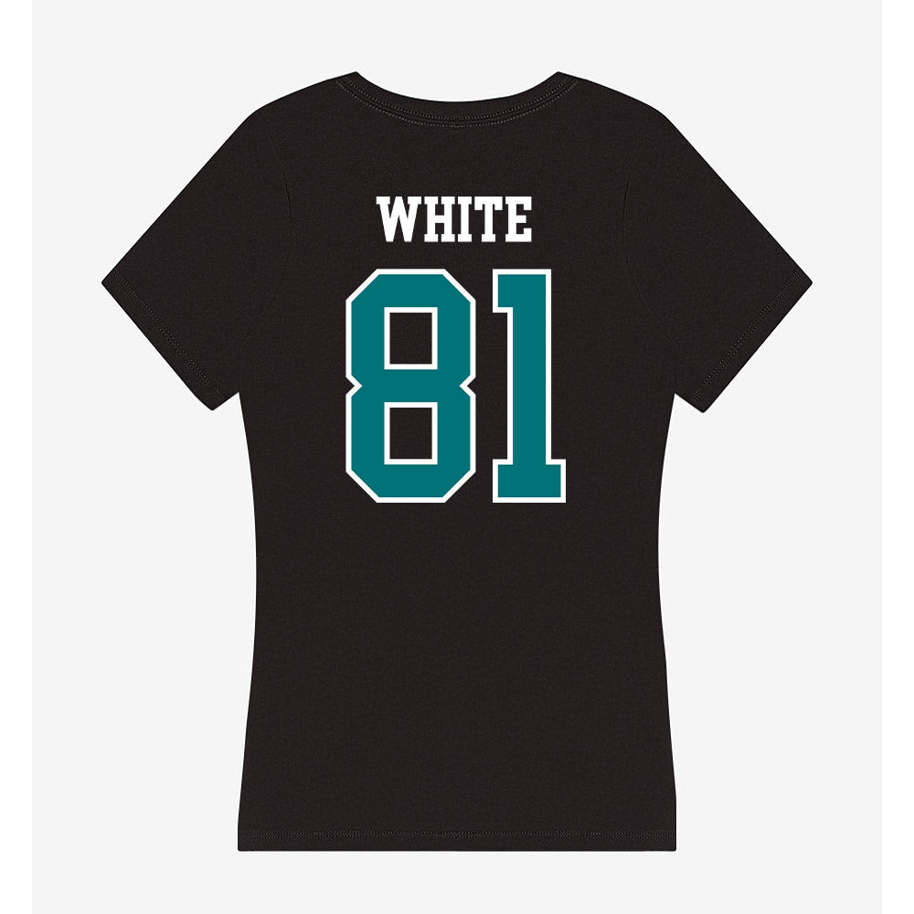 Coastal Carolina - NCAA Football : Dwayne White - Women's V-Neck T-Shirt-1