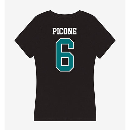 Coastal Carolina - NCAA Softball : Nicolette Picone - Women's V-Neck T-Shirt-1
