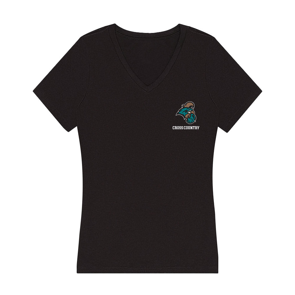 Coastal Carolina - NCAA Men's Cross Country : Adam Groves - Women's V-Neck T-Shirt-0