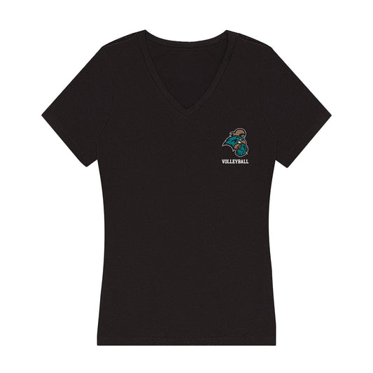 Coastal Carolina - NCAA Women's Volleyball : Julia Rivera - Women's V-Neck T-Shirt-0