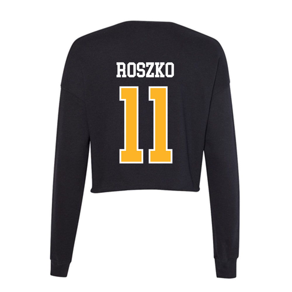 Towson - NCAA Women's Lacrosse : Katie Roszko - Women's Cropped Crew Fleece-1