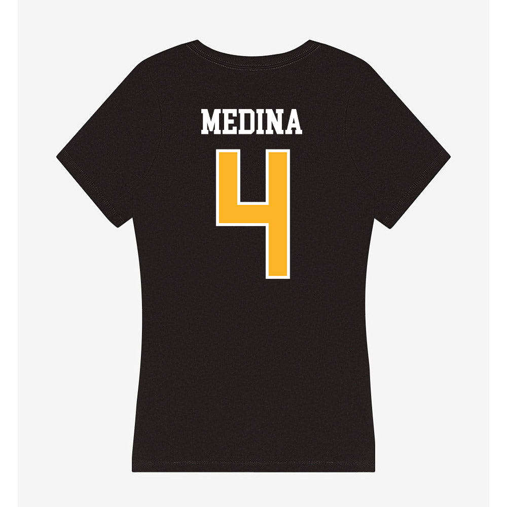 Towson - NCAA Softball : Amanda Medina - Women's V-Neck T-Shirt-1